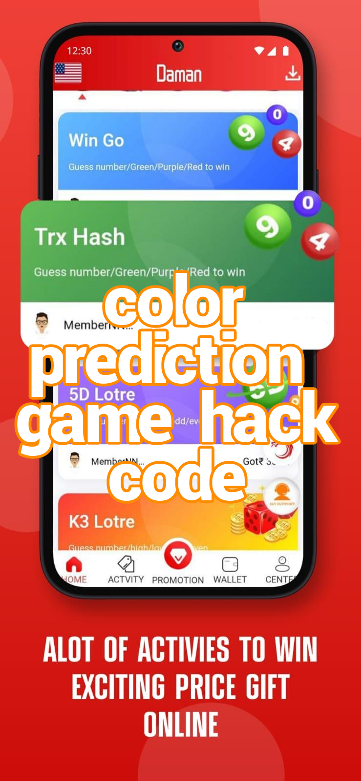 color prediction game hack code Screenshots